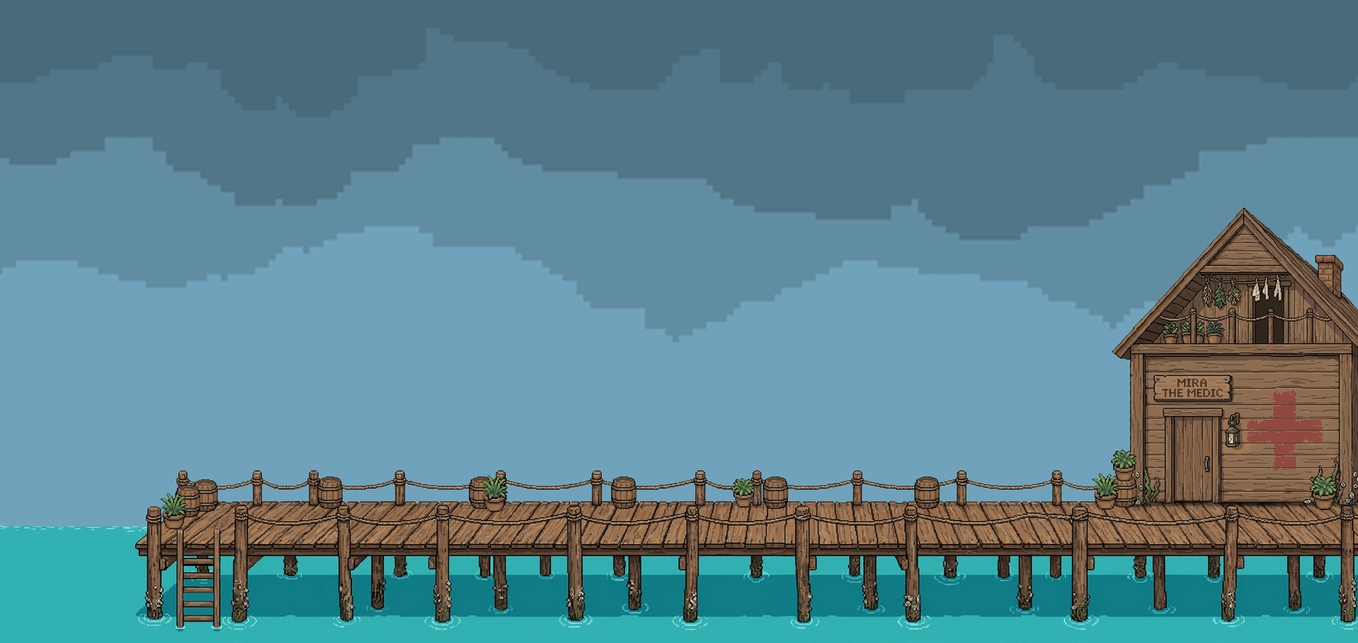 The pier at night